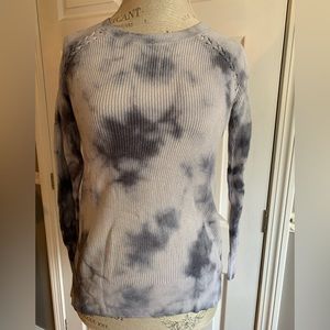 American Eagle Outfitters tie dye ribbed sweater